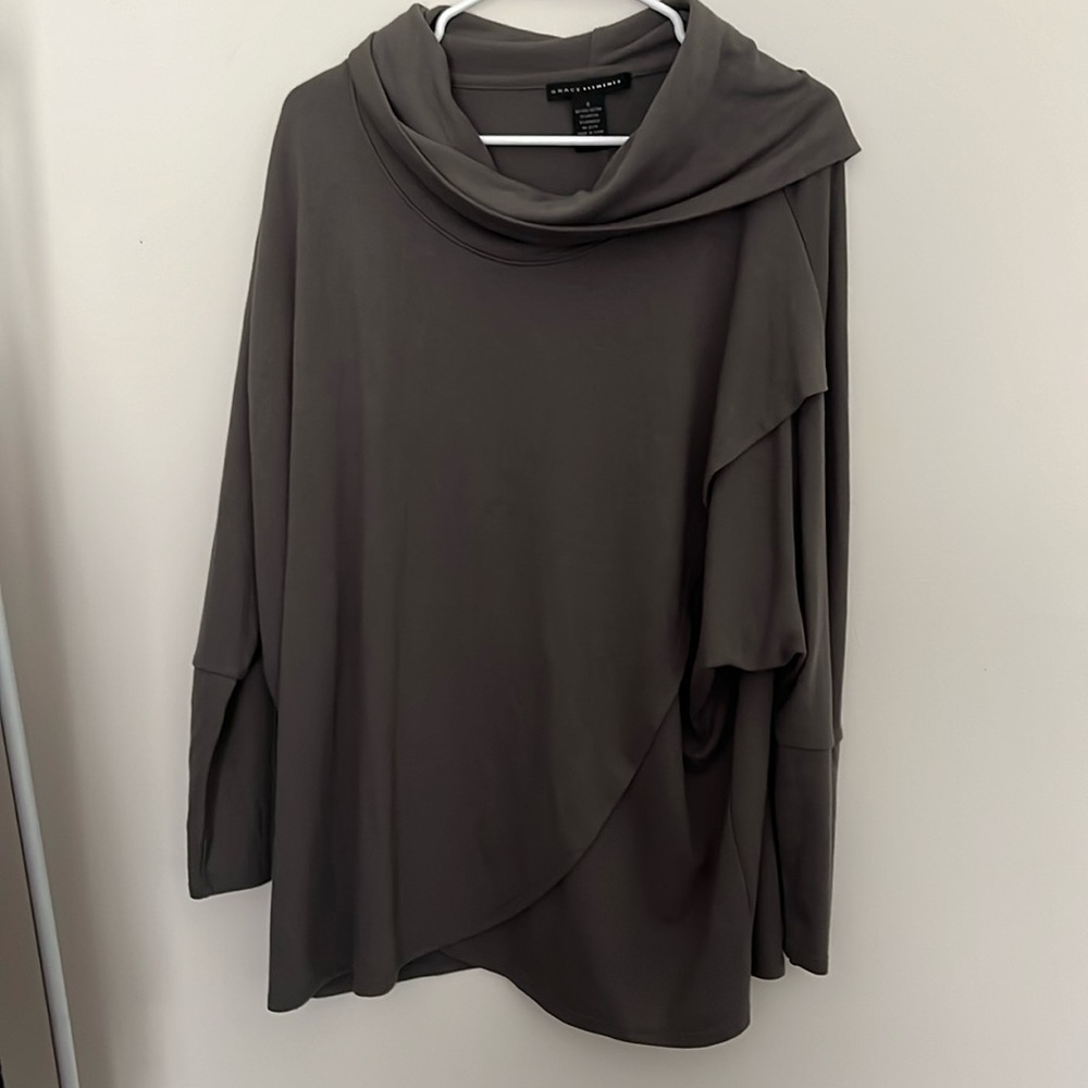 Grace Elements long sleeve flowing shirt size small